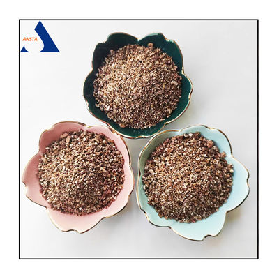 1-3mm/2-4mm 20-40 malha 40-60 malha Vermiculita exfoliada dourada da China Exportador
