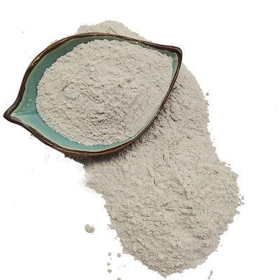 Aceitação da amostra de bentonita de sódio em pó branco para perfuração