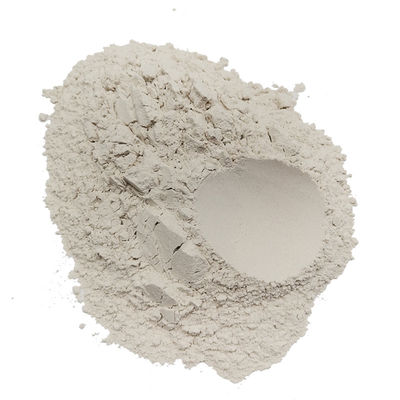 Aceitação da amostra de bentonita de sódio em pó branco para perfuração