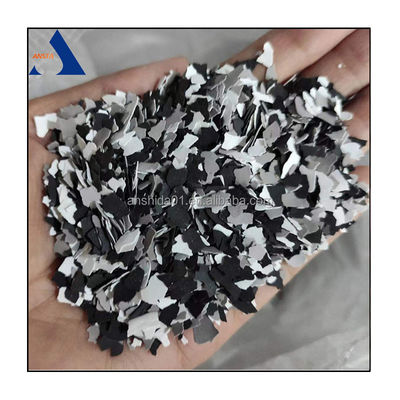 Método de aplicação de pulverização Fibras de flocos de vinil Fibras de flocos de piso epoxi em cores mistas ou sólidas