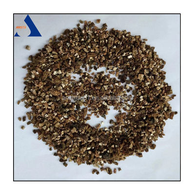 Livre de amianto 3-6mm Vermiculite esfoliado 4-8mm Vermiculite dourado expandido Competitivo