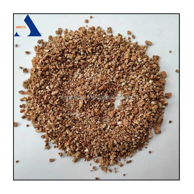 Livre de amianto 3-6mm Vermiculite esfoliado 4-8mm Vermiculite dourado expandido Competitivo