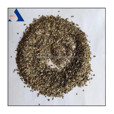 Cores douradas Vermiculite bruto Flocos sem amianto 0.3-1mm/1.5-2.5mm/1-3mm/2-4mm Tamanhos
