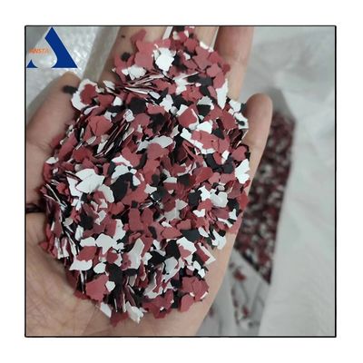 Revestimento líquido de cores misturadas Fichas de rocha compostas para decoração Flocos de piso epoxi
