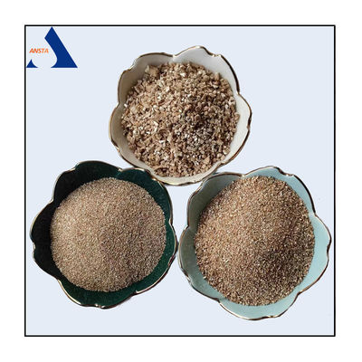 Vermiculita de prata média em pó 20-40 malhas 40-60 malhas para asbestos ou ouro