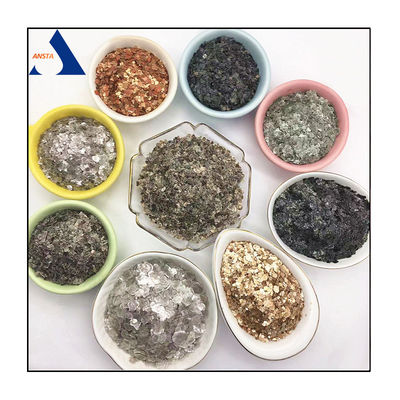 35 Anos Fábrica de Mica Fornecimento de cor natural Mica flocos