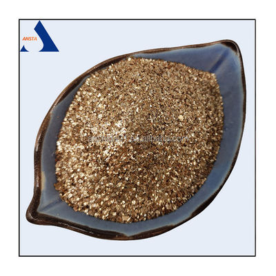 Flogopita Flogopita China Exportador Fornecimento Flocos de Mica Dourada