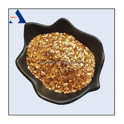 Flogopita Flogopita China Exportador Fornecimento Flocos de Mica Dourada