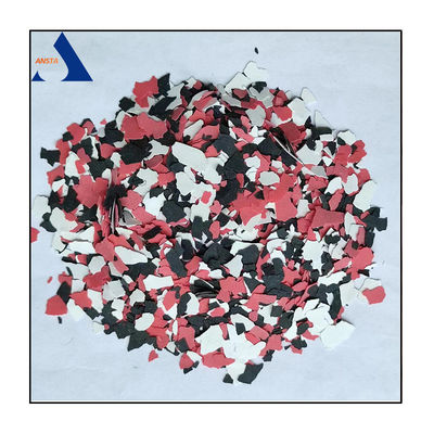 Chips de cores compostas Flocos de tinta decorativa para revestimento de edifícios Pavimento epoxi misturado