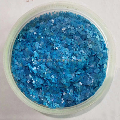 Fornecimento de fábrica 1-3mm Mica tingida para piso epoxi 25KG/saco