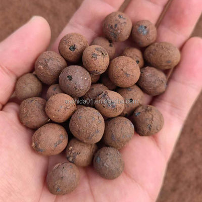 LECA Medios de cultura sem solo Bolas castanhas leves para horticultura
